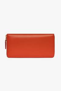 ZIP AROUND WALLET IN ORANGE, SS25