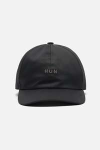 Womens Accessories: 'HUN' BASEBALL CAP IN BLACK/DUST, SS24