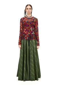 Nom D: ARCHIVE LONG SLEEVE IN PATCHED PRINT,SS26