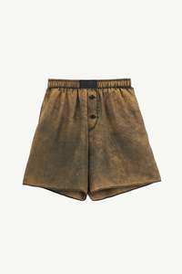 Womens Shorts: SHORTS IN KHAKI, SS25