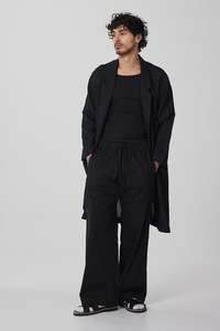 DRAWSTRING PANT IN PEPPER, SS26