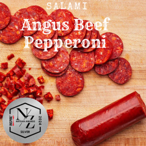 Beef: ANGUS BEEF NEW YORK PEPPERONI HOT SALAMI 150G