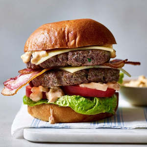 Beef: BEEF AND CHEESE BURGER