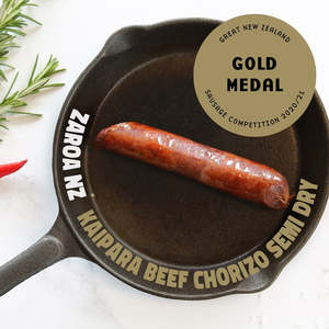 Saussi: KAIPARA ANGUS BEEF CHORIZO FERMENTED SEMI DRI