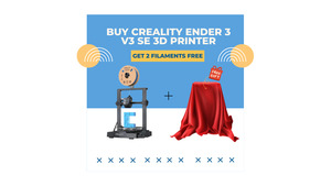 Products: Creality Ender 3 V3 SE 3D Printer + 2 Free Filaments (Random Color) - Zawya Limited