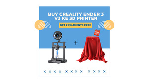 Products: Creality Ender 3 V3 KE 3D Printer + 2 Free Filaments (Random Color) - Zawya Limited