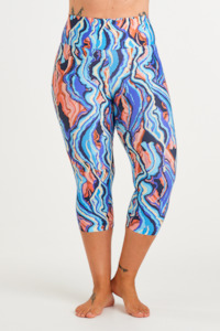 Capri Length: Strata - Capri Length Legging