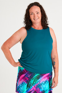 'New Release' Swift Singlet - Teal