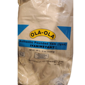 Ola Ola Pounded Yam 4.53kg – Zeezart Foods
