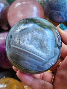 Moss Agate Sphere
