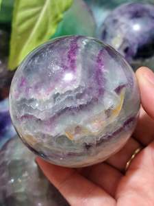 Rainbow Fluorite Sphere