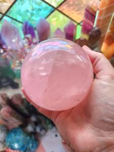 Spheres 1: Large Rose Quartz Sphere