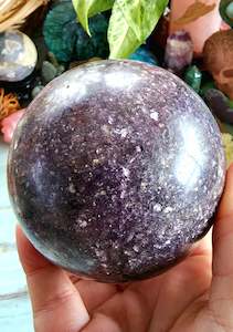 Lepidolite Sphere