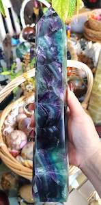 Huge Rainbow Fluorite Tower