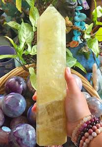 Large Citrine Tower