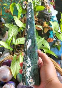 Moss Agate Obalisk
