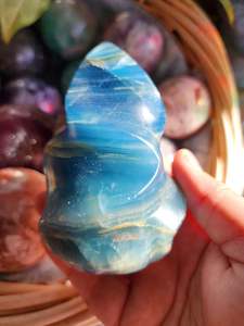 Flames: Lemurian Aquatine Calcite Flame