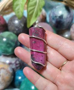 Coboltoan Calcite Pendant