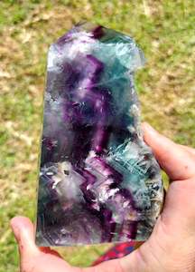 Raw: Rainbow Fluorite Raw Tower