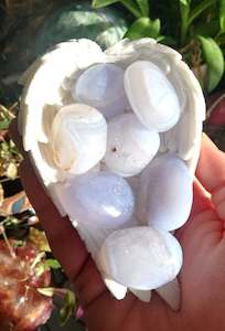 Blue Lace Agate Tumbles