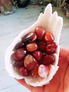 Tumbles: 🧡🏵️Small Carnelian Tumbles