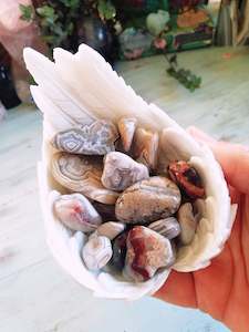 Tumbles: 🖤Crazy Lace Agate Freeform Tumbles