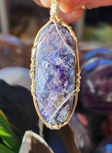 Purple Moss Pendant