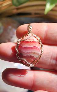Accessories: Rhodochrosite Pendant