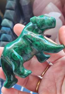 Carvings 2: Malachite Jaguar