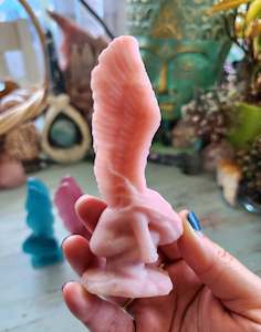 Carvings 2: Pink Opal Sleeping Angel