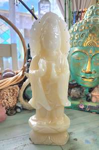 Carvings 2: White Jade Kuan Yin