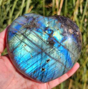 Hearts: Labradorite Heart