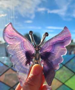 Slices: Rainbow Fluorite Butterfly