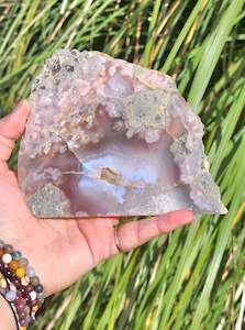 Slices: Cherry Blossom Agate Slice