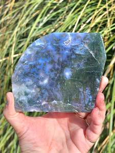 Slices: Moss Agate Slice