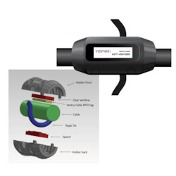 Rfid Tags: Cable Tag Holder 33mm $2.75 per Holder - Does not include RFID Tag