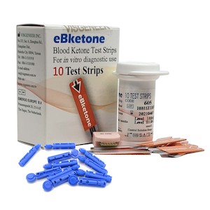 Breath And Blood Testing: Keto Blood Tester Strips + Lancets | e-BKetone