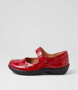 Products: Gummibear W Zr Dk Red Patent Leather by Ziera