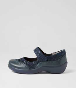 Products: Gummibear W Zr Navy Navy Sparkle Leather Suede by Ziera