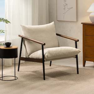 Living: Wood Sling Chair