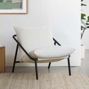Living: Ada Sling Chair - Boucle