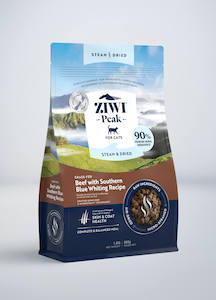 Steam & Dried Beef with Southern Blue Whiting Recipe for cats