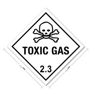 Toxic Gas Sign (Hazardous Substance)