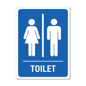 Male Female Toilet Sign