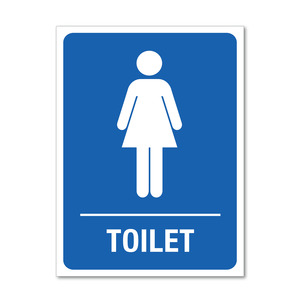 Signage: Female Toilet Sign