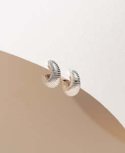 Hoop Earrings: Nova Hoops - 925 Sterling Silver