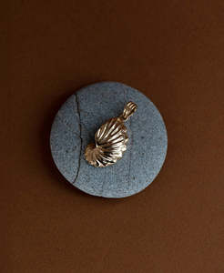 Paper Nautilus Charm - 22k Gold Vermeil