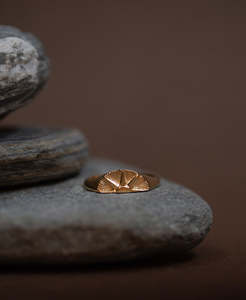 Gold Rings: Let the Sun Shine In Ring - 22k Gold Vermeil