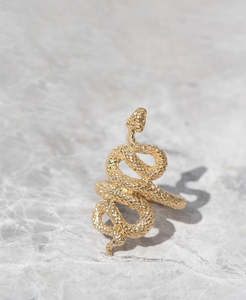 Gold Rings: Kundalini Ring - 22k Gold Vermeil