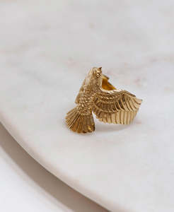 Falcon Ring - 22k Gold Vermeil